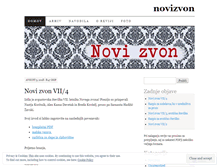 Tablet Screenshot of novizvon.com